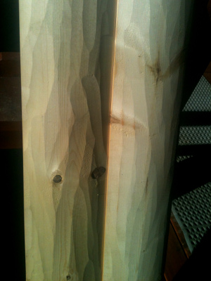 Hand-hewn Log Siding